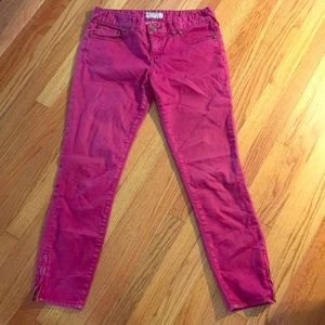 Free people violet pink jeans size 28